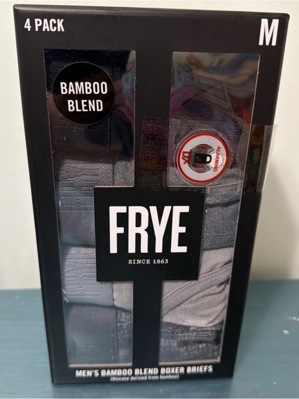 FRYE Men's Boxer Briefs - Gray (4 Pack)